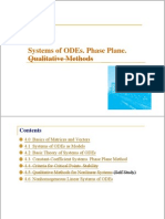 Systems of Odes. Phase Plane. Qualitative Methods Qualitative Methods