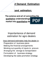 Demand Estimation