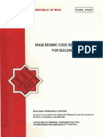 Code 2-1997 - Iraqi - Seismic Code Requirements For Buildings