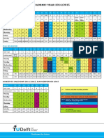 Academic Calendar 2014-2015 PDF