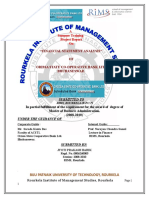 A Summer Training Project Report On: "Financial Statement Analysis" OF Orissa State Co-Operative Bank Ltd. Bhubaneswar