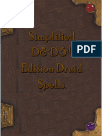 Druid Spells PDF