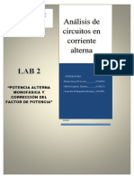 Informe LAB 1 - Circuito Serie y Paralelo ACc