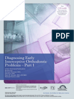 Diagnosing Early Interceptive Orthodontic Problems - Part 1: 2 CE Credits