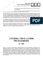 La Decadencia y Caída de La Economía Espectacular-Mercantil, Guy Debord