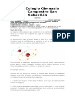 Sinteisis Regla Del Octeto, Estructura de Lewis y Enlaces Químicos 7°