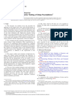 ASTM D4945 12 High Strain Dynamic Testing of Deep Foundation