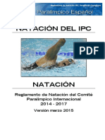 Natación Paralimpica - Caracteristicas PDF