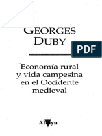 Duby Georges Economia Rural y Vida Campesina en El Occidente Medieval