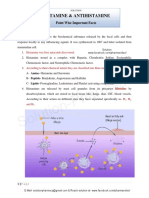 Histamine and Antihistamines. Notes