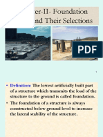 Chapter-Ii Types of Foundations