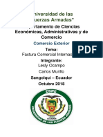 Factura Comercial Internacional