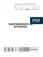 Setein-Ope-010 - Mantenimiento Al Actuador - Rev - 4