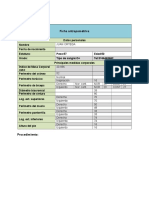 Evidencia 2 Test Fisico y Ficha Antropometrica