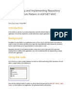 Understanding and Implementing Repository and Unit of Work Pattern in ASP