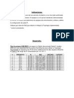 Informe de Trabajo en Cisco Packet Tracer