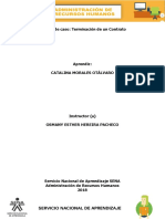 Estudio de Caso Terminación de Un Contrato