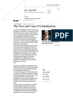 The Pros and Cons of Globalization: Start Download - View PDF