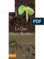 Don Gossett Lo Que Dices Recibes PDF