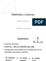 Aldehidos y Cetonas - Nomenclatura