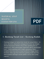 Material Atap Beserta Karakteristik