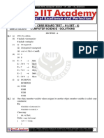 Std. Xii - Cbse Board Test - 91 (Set - 4) Computer Science - Solutions