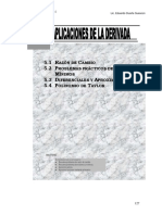 Aplicaciones de La Derivada (Bueno) PDF