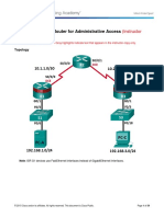 2.6.1.2 Lab - Securing The Router For Administrative Access