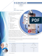 Model ESTD1 Lab Spray Dryer PDF