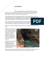 Karst Topography and Sinkholes Etc.