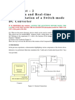 Experiment - 2 Simulation and Real-Time Implementation of A Switch-Mode DC Converter