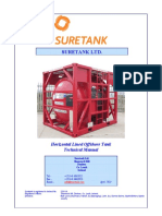 Technical Manual - 2000 USG Horizontal Lined Acid Tank