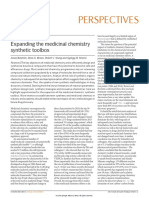 Expanding The Medicinal Chemistry Synthetic Toolbox