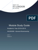 Module Study Guide: Academic Year 2018 - 2019