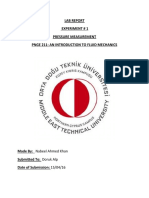 Lab Report Experiment 1 Pressure Measure-1