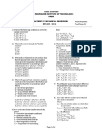 HT MCQ (CO3) Questions