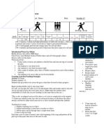 Dance Lesson Plan Grade 12