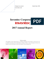 Inventec Corporation 2017 Annual Report