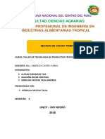 Informe Secado de Cacao Talia