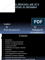 Composite Materials and It's Application in Aerospace: Guided by Prof. Presented by Mallappa - IG (3GN06ME033)