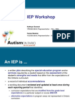 IEP Presentation Slide Show