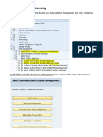 Batch Management Customizing in SAP