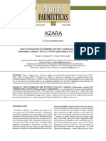 "Nuevo Registro de Híbrido Entre Cardenal Amarillo (Gubernatrix Cristata) y Diuca Común (Diuca Diuca) en La Argentina", Por Ramiro Rodríguez y Claudio Bertonatti