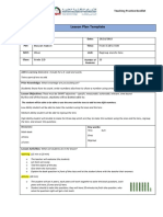 Lesson Plan Template: EPC 2903 Teaching Practice Booklet