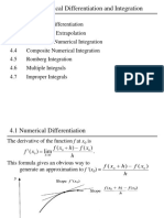 Chapter 4 Numerical Differentiation and Integration