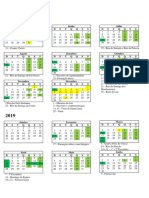 Calendário Catecumenato