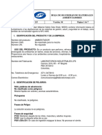 Hoja de Seguridad Ambientador PDF