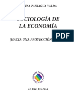 Paniagua Sociologia de La Economia