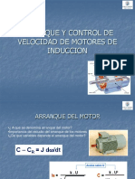 Arranque y Control de Volocidad de Motores de Induccion