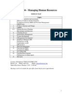 MGT 6004 MHR FM - Module Map